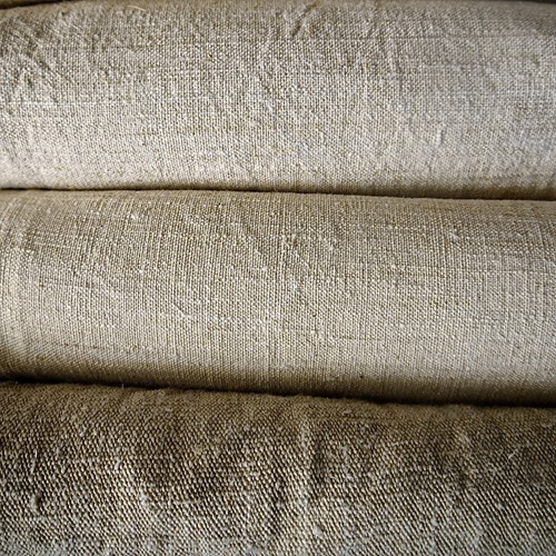 Heavy Hemp Sheets French 19Th Century